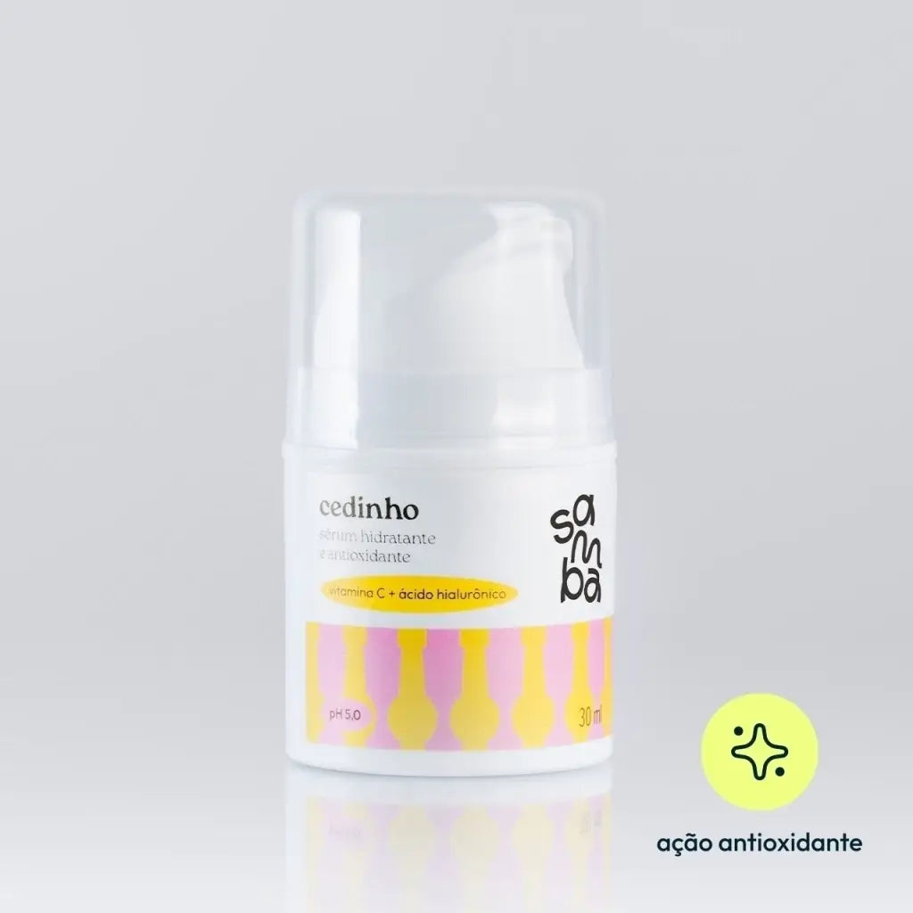 Cedinho sérum hidratante e antioxidante Samba Skincare 30ml com vitamina C e ácido hialurônico